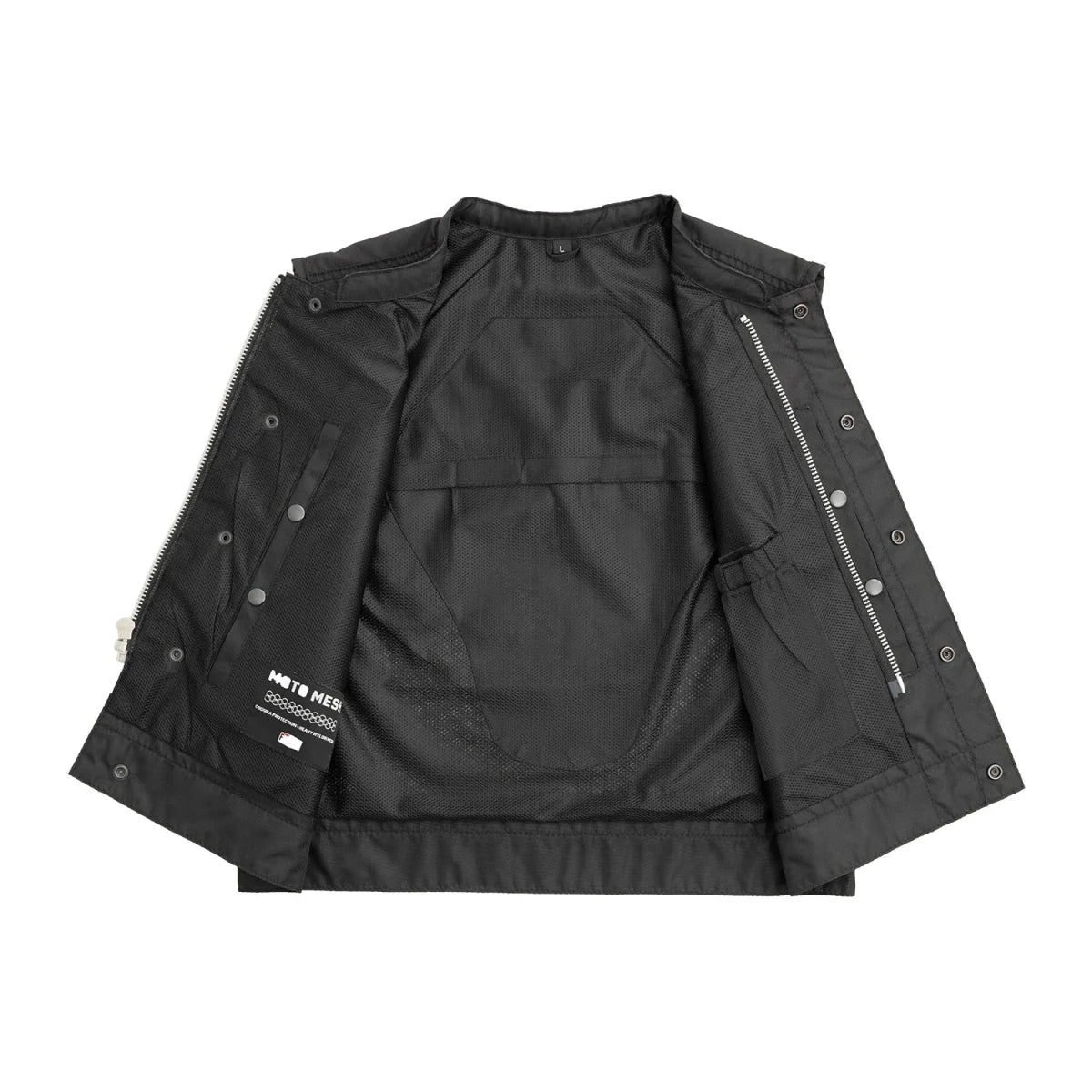 Lowrider Moto Mesh Men's Motorcycle Vest Men's Moto Mesh Vest Vests