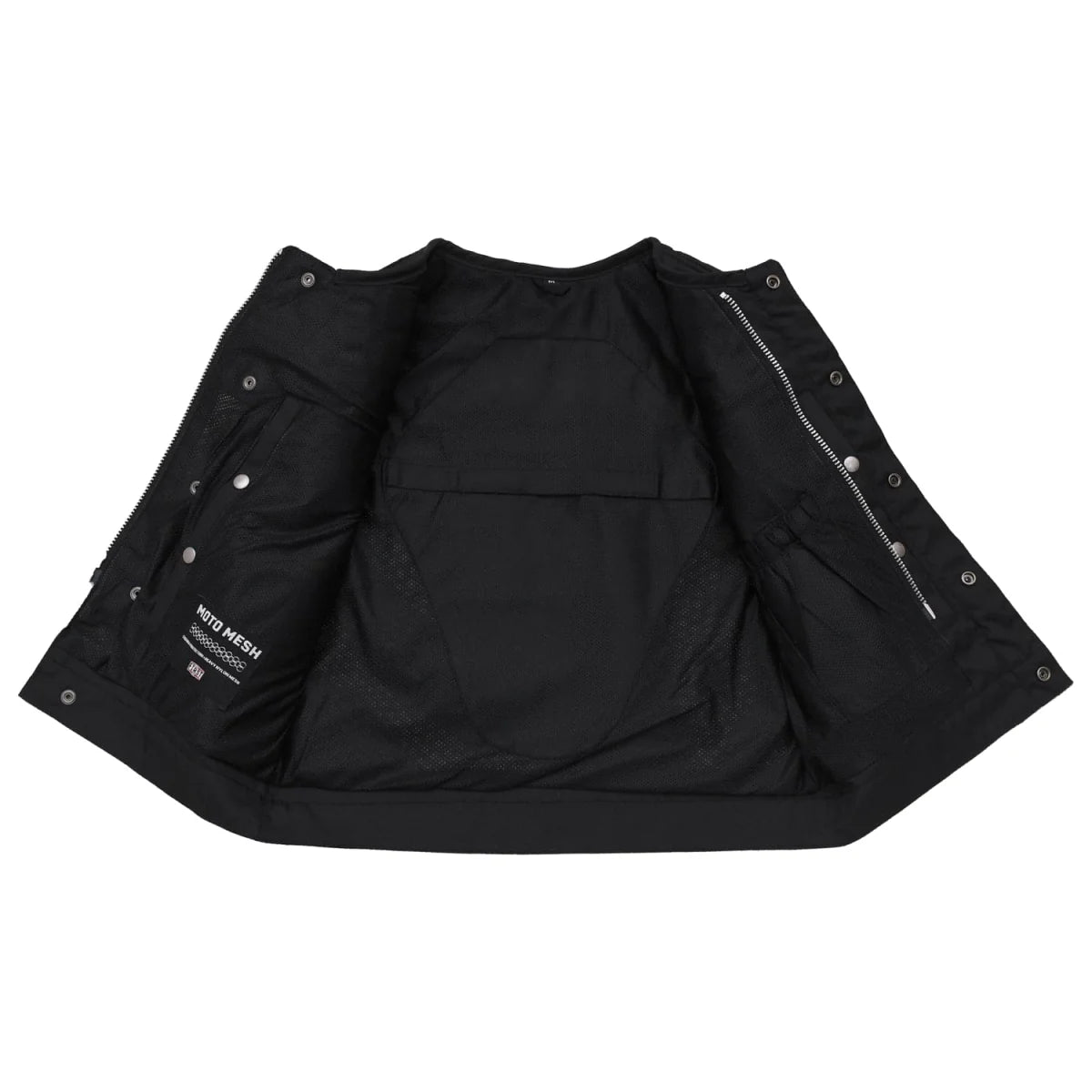 Lowside Hornet Moto Mesh Men's Club Style Vest Men's Moto Mesh Vest Vests