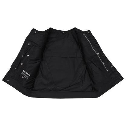 Lowside Hornet Moto Mesh Men's Club Style Vest Men's Moto Mesh Vest Vests