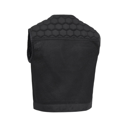 First Manufacturing Lowside Hornet - Men's Moto Mesh Club Style Vest, Black