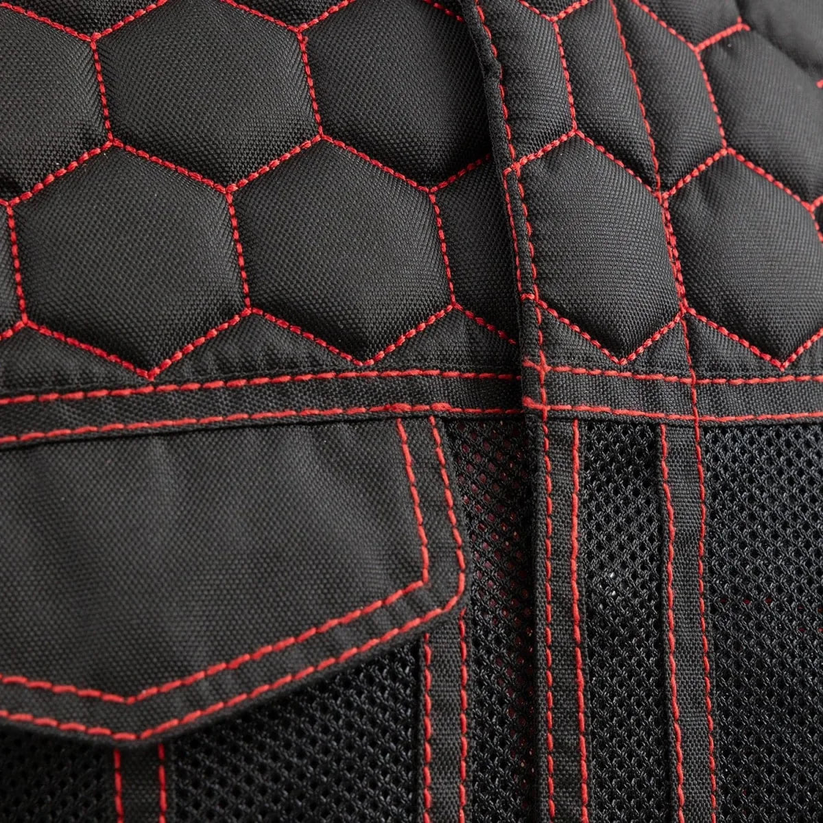 Lowside Hornet Moto Mesh Men's Club Style Vest Men's Moto Mesh Vest Vests