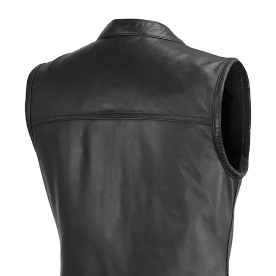 Ludlow Women's Motorcycle Leather Vest Women's Leather Vest Vests