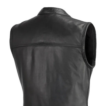 Ludlow Women's Motorcycle Leather Vest Women's Leather Vest Vests