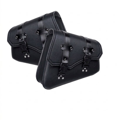 Leather Motorcycle Bag - Motorcycle Universal Fork Bag Leather Saddleb