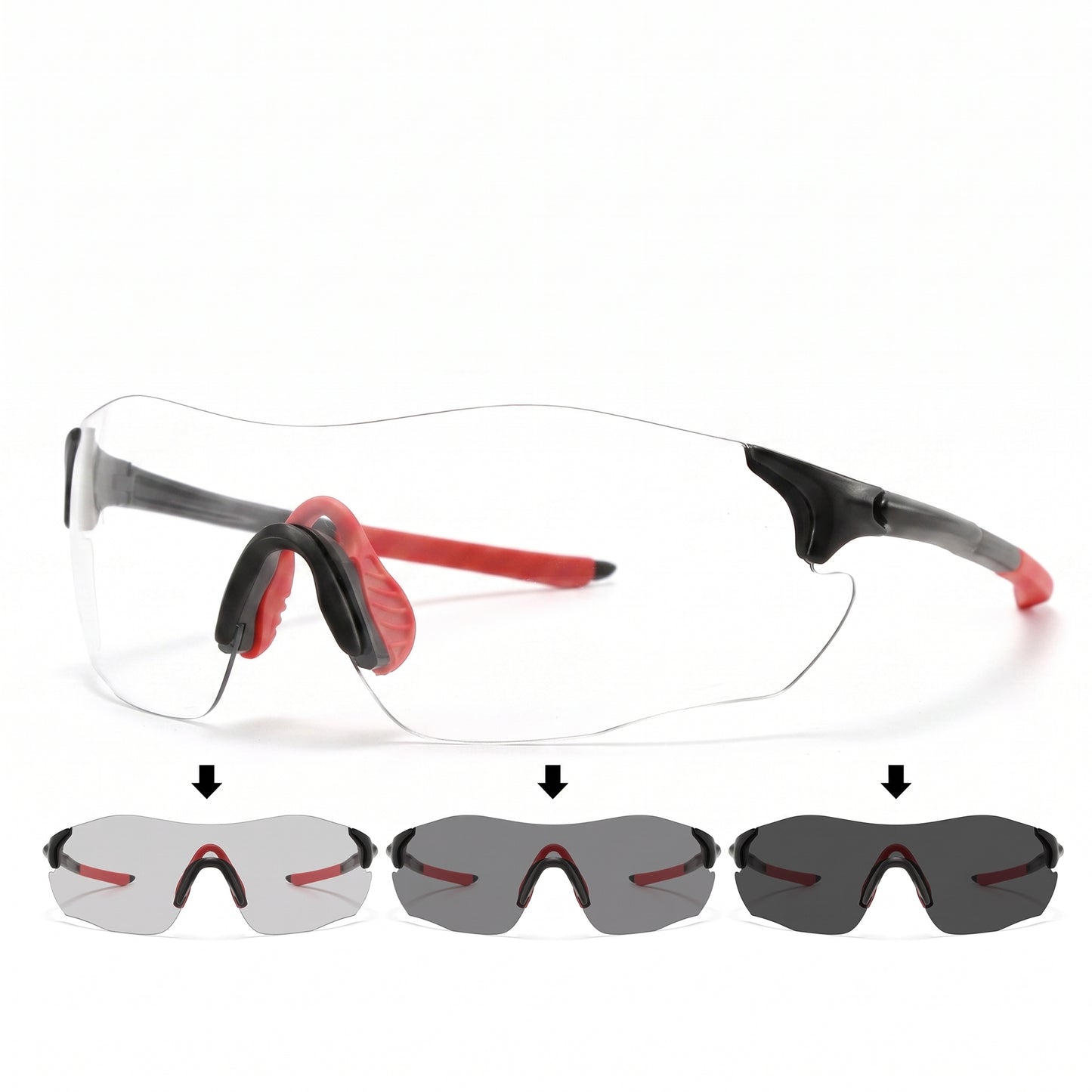 Motorcycle Accessory - Ultra-Light Photochromic Sports Sunglasses Seam