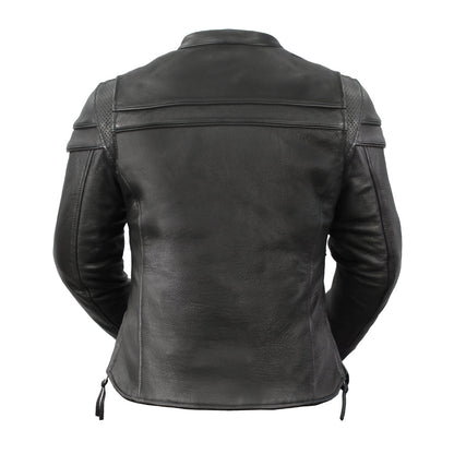 Maiden - Women's Motorcycle Leather Jacket Women's Leather Jacket Jackets