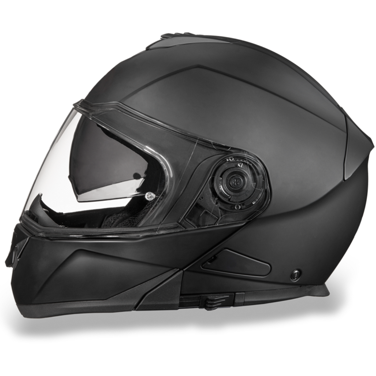 Daytona Glide modular full face motorcycle helmet in dull matte black