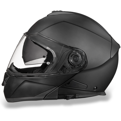 Daytona Glide modular full face motorcycle helmet in dull matte black