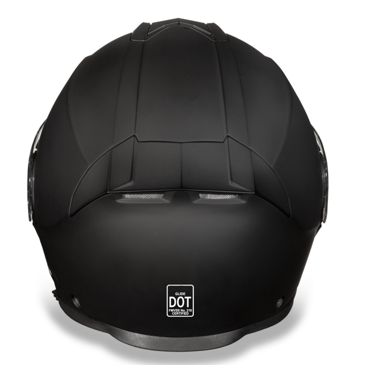 Daytona Glide modular full face motorcycle helmet in dull matte black