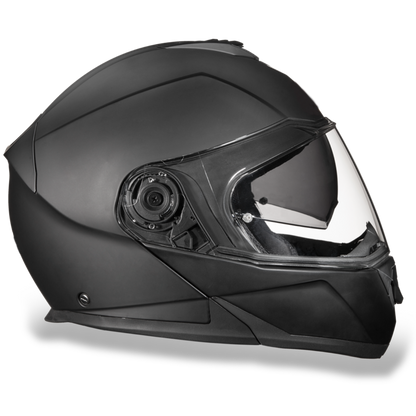 Daytona Glide modular full face motorcycle helmet in dull matte black