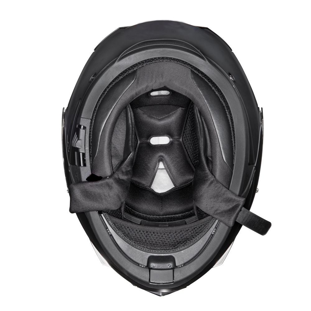 Daytona Glide modular full face motorcycle helmet in dull matte black