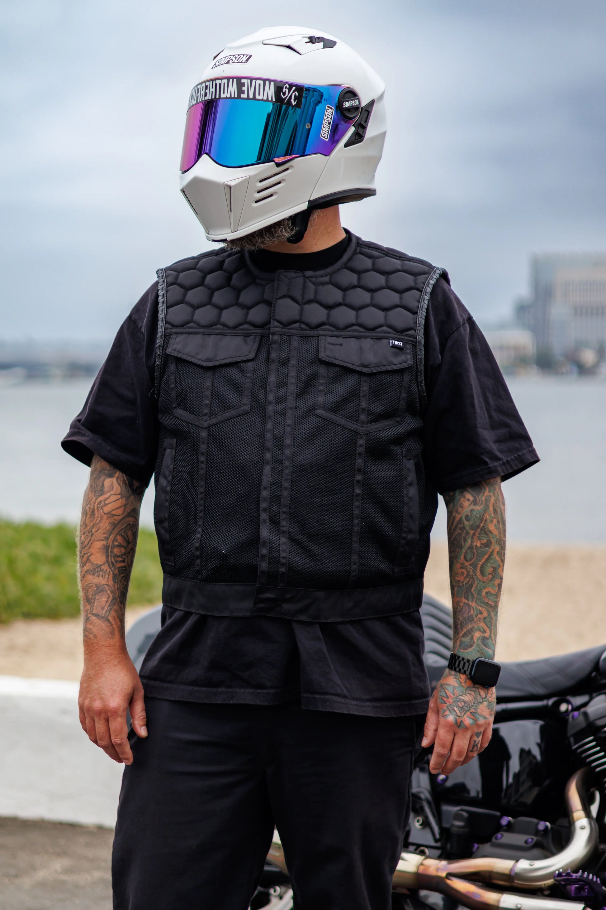 Hornet Moto Mesh Men's Club Style Vest