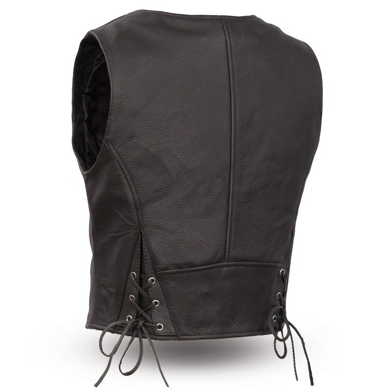 Montana Women's Motorcycle Leather Vest Women's Leather Vest Vests