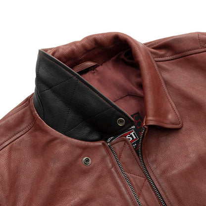 Moto Bomber - Men's Leather Jacket Men's Leather Jacket Jackets