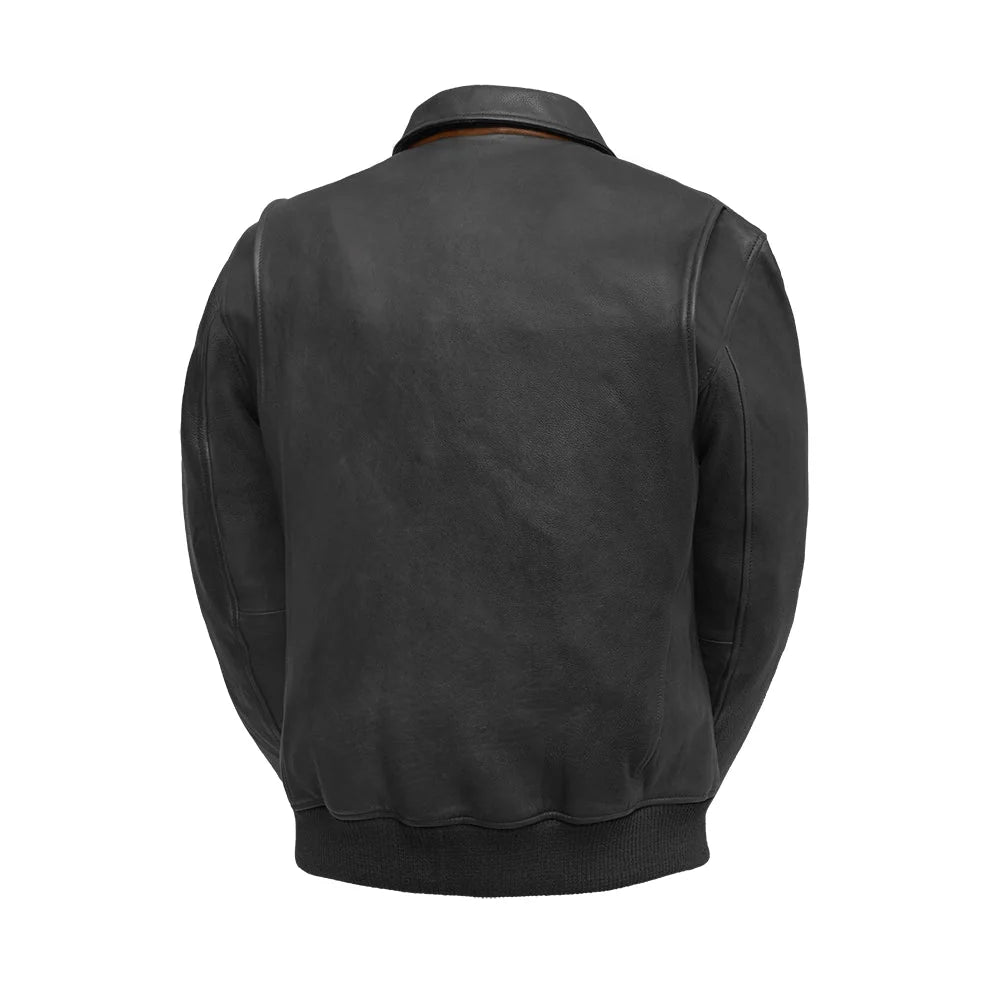 Moto Bomber - Men's Leather Jacket Men's Leather Jacket Jackets