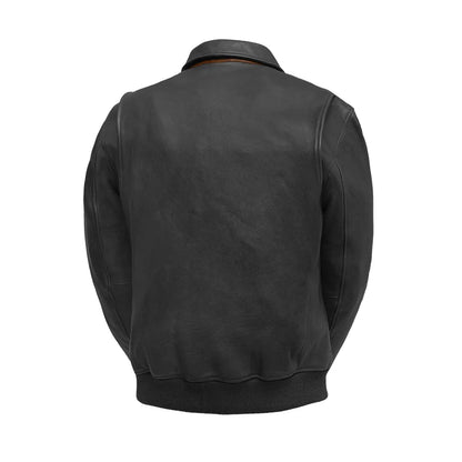 Moto Bomber - Men's Leather Jacket Men's Leather Jacket Jackets