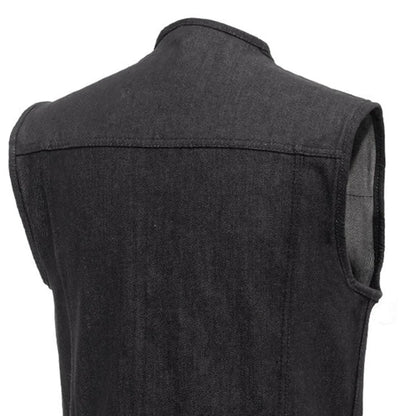 Murdock - Men's Motorcycle Denim Vest Men's Denim Vest Vests