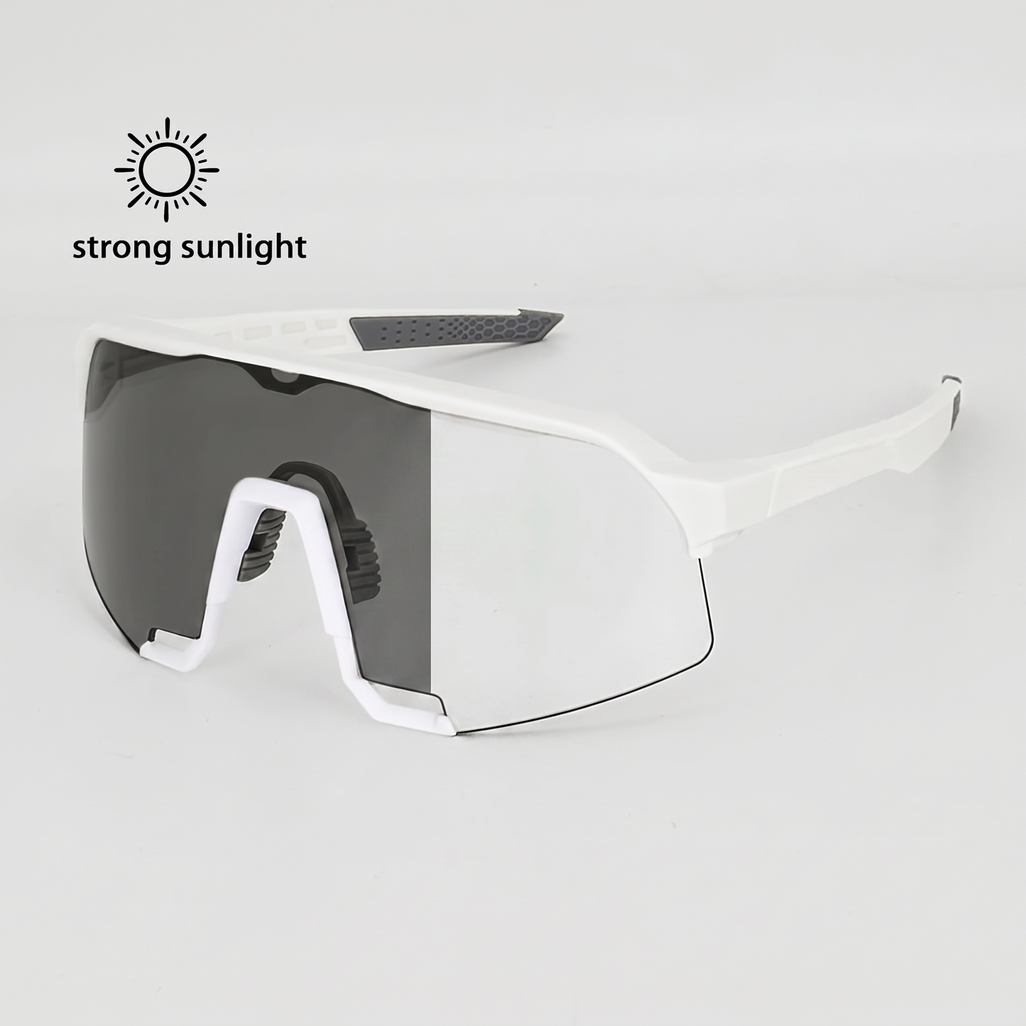 Motorcycle Accessory - 100 Photochromic Cycling Glasses Fashion Sports
