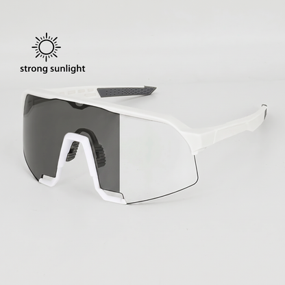 Motorcycle Accessory - 100 Photochromic Cycling Glasses Fashion Sports