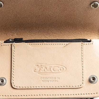 SMALL TRUCKER - Vegetable Tanned Leather Wallet Leather Wallet Accessories