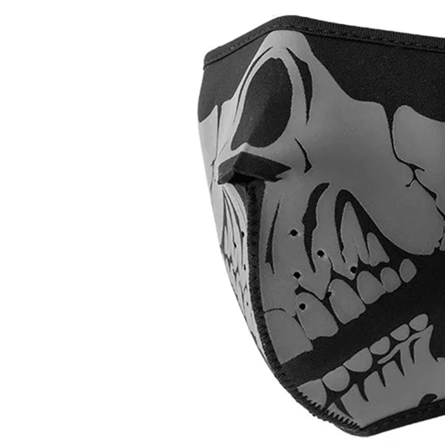 Neoprene Half Face Skull Riding Mask Face Mask Accessories