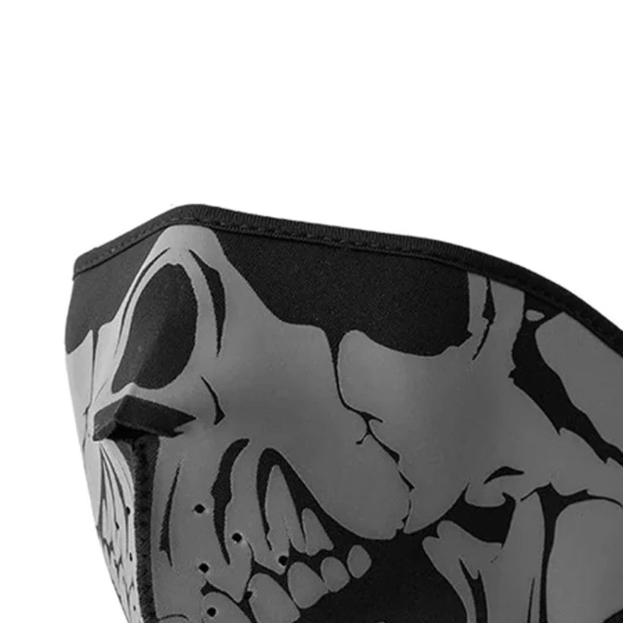 Neoprene Half Face Skull Riding Mask Face Mask Accessories
