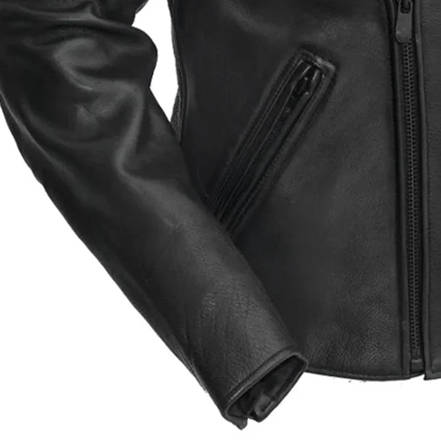 Night Rider Men's Motorcycle Leather Jacket Men's Leather Jacket Jackets