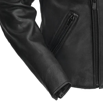 Night Rider Men's Motorcycle Leather Jacket Men's Leather Jacket Jackets