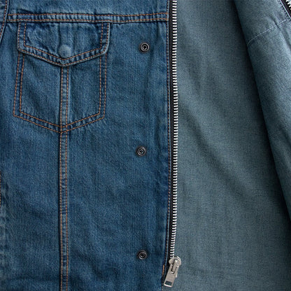 No Limit - Men's Motorcycle Denim Vest Men's Denim Vest Vests