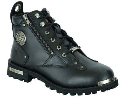 DS Men's 6'' Side Zipper Plain Toe Boot