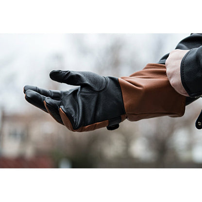 Phenom Men's Motorcycle Leather Gauntlet Whiskey Men's Gauntlet Accessories