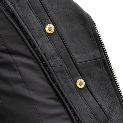 Popstar Women's Motorcycle Leather Jacket Women's Leather Jacket Jackets