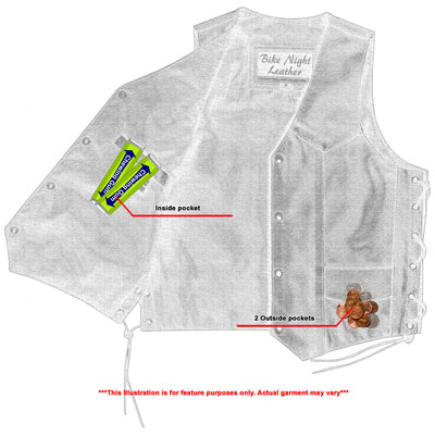 DS Kids Traditional Style Side Lace Vest