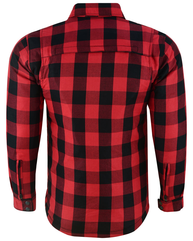 Daniel Smart Armored Flannel Shirt - Red