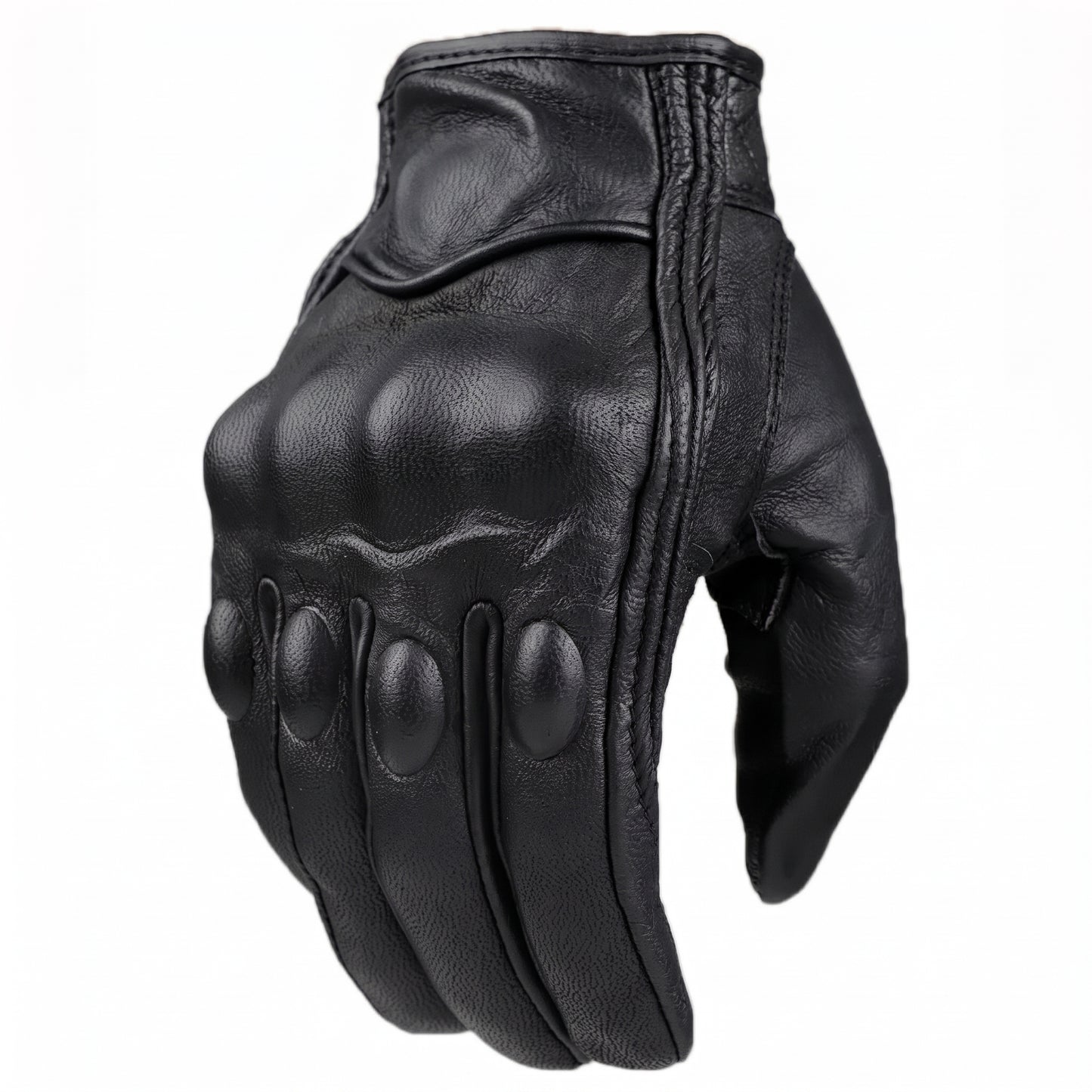 Motorcycle Gloves - S-XXXL  Goatskin Leather Men Women Moto Glove Elec