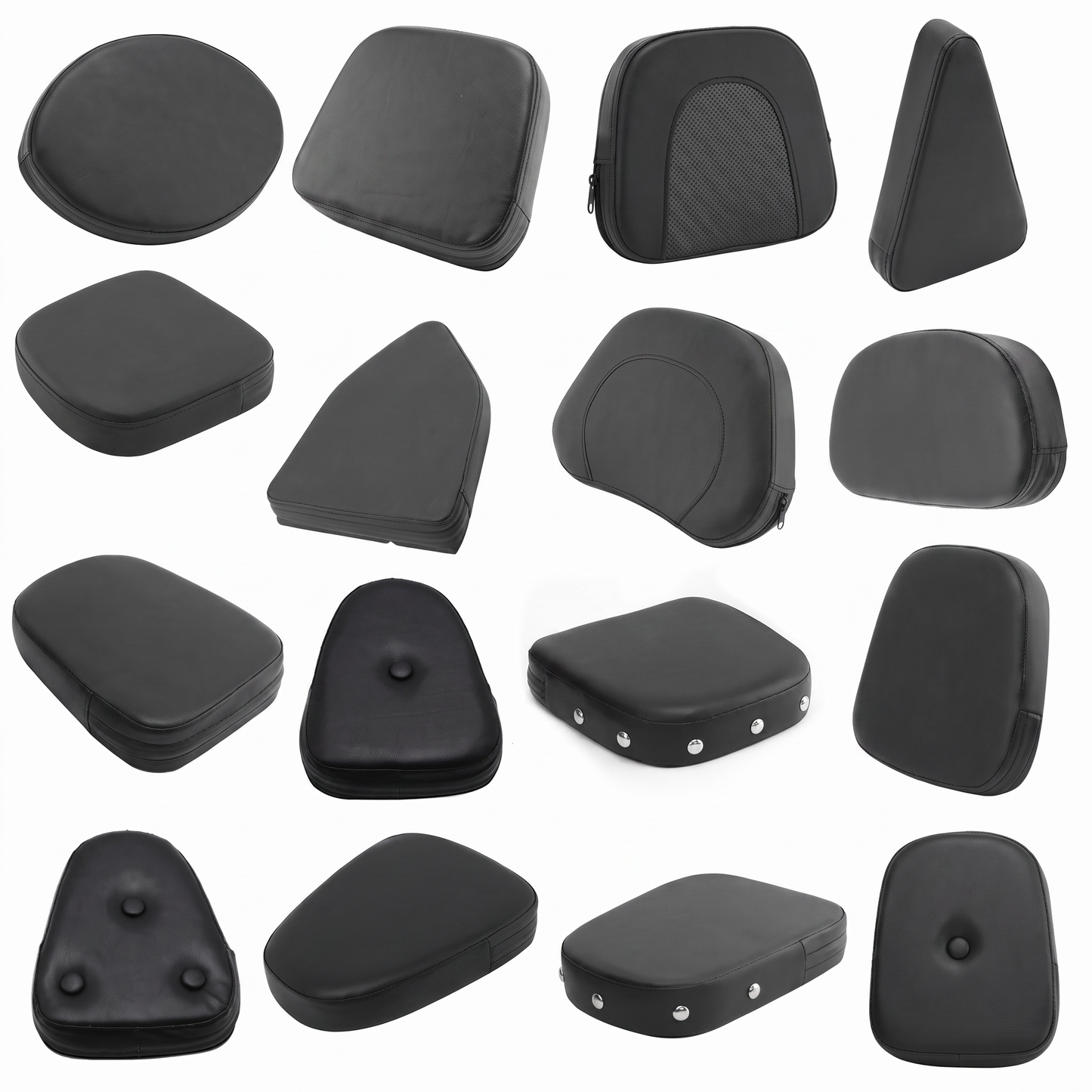 Motorcycle Gel Seat Cushion - Universal Motorcycle Pillion Rear Backre