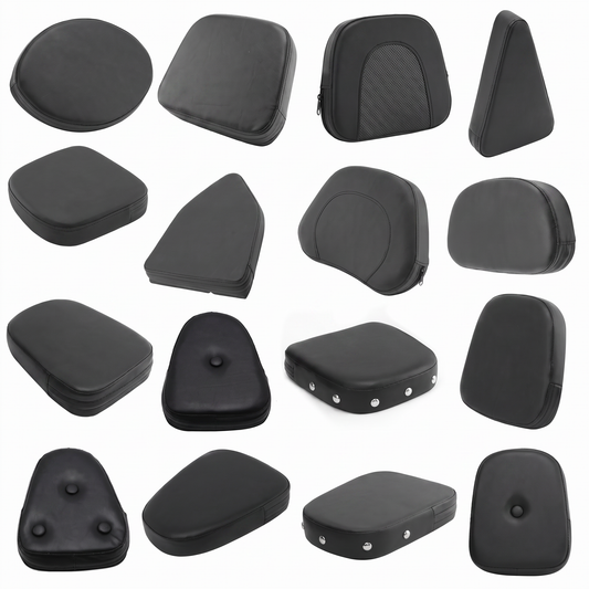 Motorcycle Gel Seat Cushion - Universal Motorcycle Pillion Rear Backre