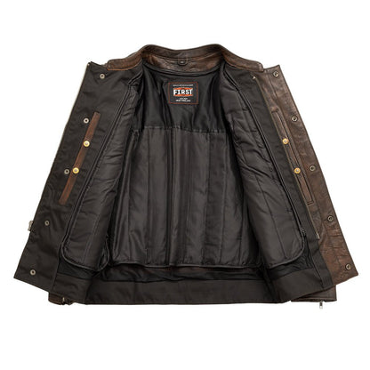 Raider Men's Motorcycle Leather Jacket Men's Leather Jacket Jackets