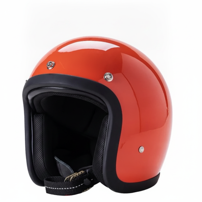 500TX Open Face Motorcycle Helmet – Vintage Style, DOT Approved