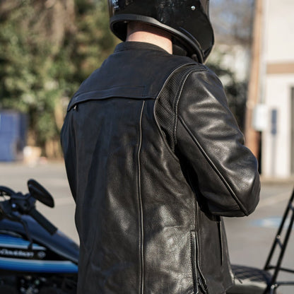 Revolt Men's Motorcycle Leather Jacket Men's Leather Jacket Jackets
