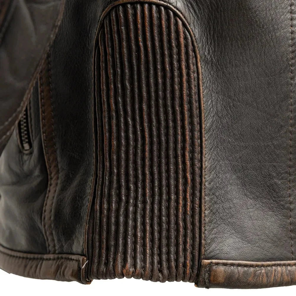 Rider Club - Men's Leather Motorcycle Jacket Men's Leather Jacket Jackets