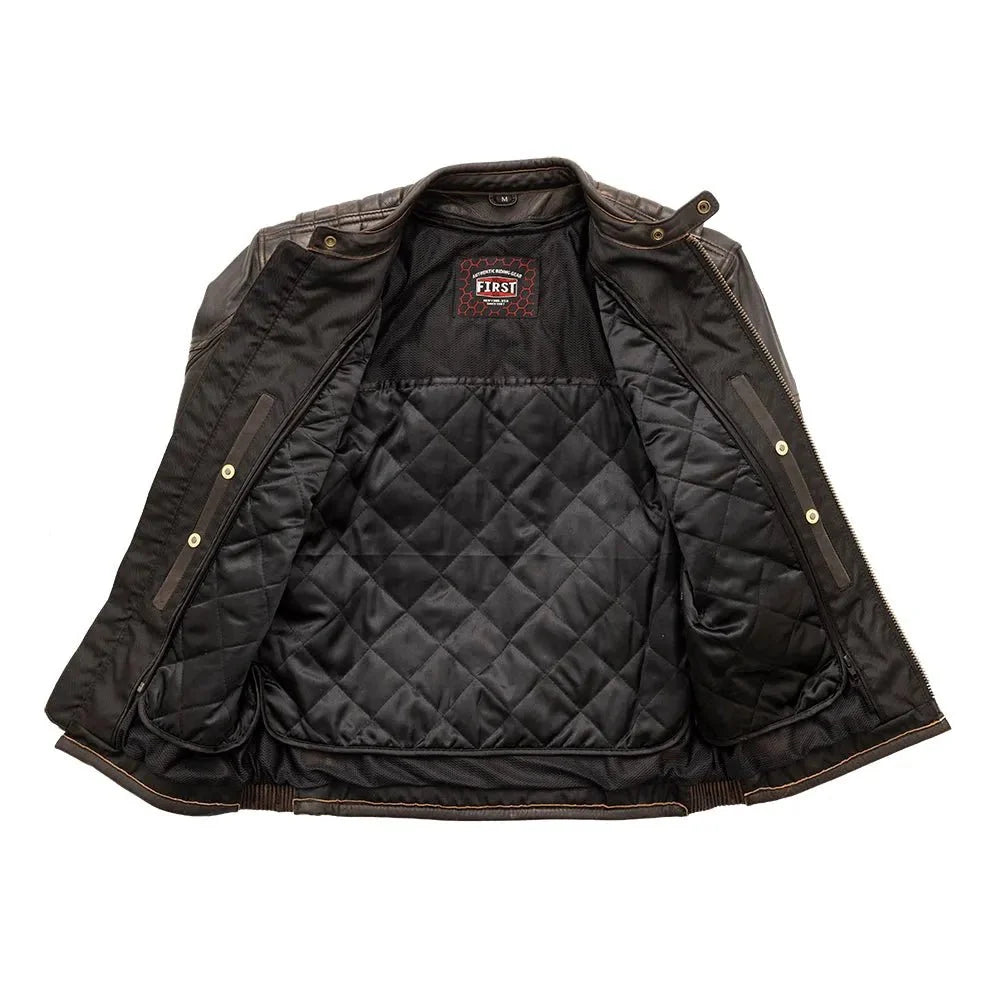 Rider Club - Men's Leather Motorcycle Jacket Men's Leather Jacket Jackets