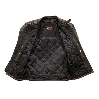 Rider Club - Men's Leather Motorcycle Jacket Men's Leather Jacket Jackets