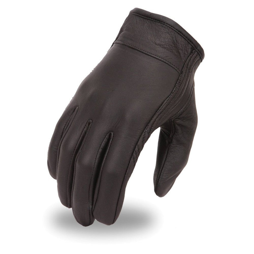 Roadway - Men's Leather Motorcycle Gloves Men's Gloves Accessories XS Black