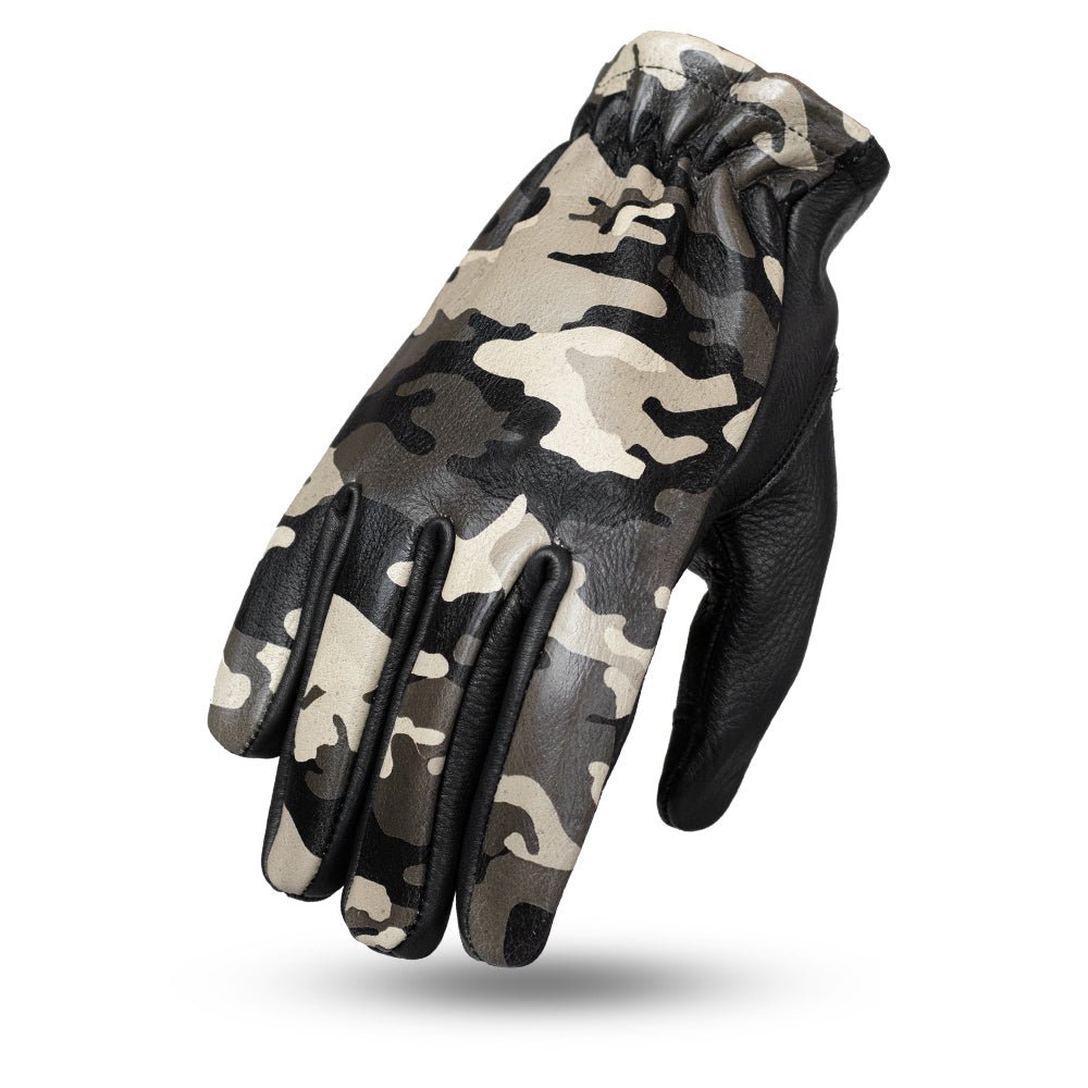 Roper Women's Motorcycle Leather Gloves Women's Gloves Accessories Camouflage XS