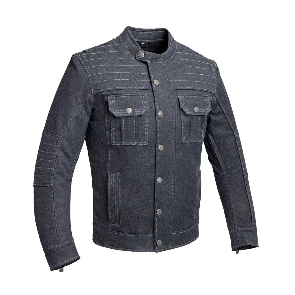 Rowdy Men's Thunder Denim Motorcycle Jacket Men's Thunder Denim Jacket Jackets Denim S