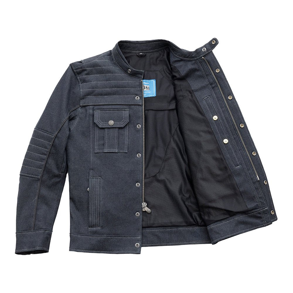 Rowdy Men's Thunder Denim Motorcycle Jacket Men's Thunder Denim Jacket Jackets