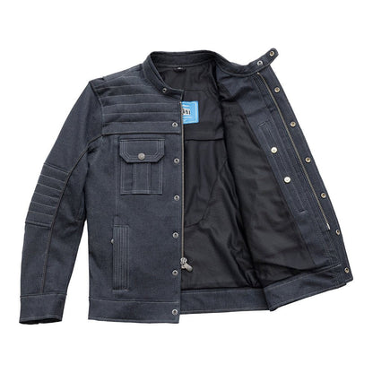 Rowdy Men's Thunder Denim Motorcycle Jacket Men's Thunder Denim Jacket Jackets