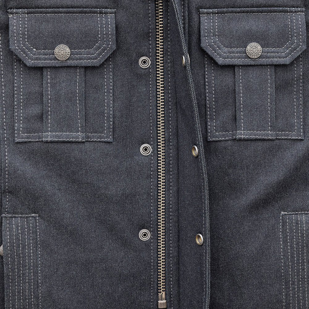 Rowdy Men's Thunder Denim Motorcycle Jacket Men's Thunder Denim Jacket Jackets
