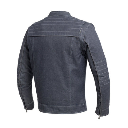 Rowdy Men's Thunder Denim Motorcycle Jacket Men's Thunder Denim Jacket Jackets